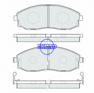 HYUNDAI H-1/PORTER pastilha de freio FMSI:D1712-8937,OEM:58101-4AA00/58101-4AA10/58101-4AA11/58101-4AA30/58101-4AA31/58101-4AA60/58101-4AA61/58101-4AA80/58101- 4AA81,WVA:24538,F1712